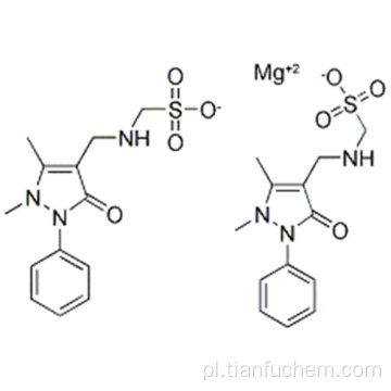 Magnez, bis [[(2,3-dihydro-1,5-dimetylo-3-okso-2-fenylo-1H-pirazol-4-ilo) metyloamino-kN] metanosulfonato-kO] -, (57188619, T-4 ) - (9CI) CAS 63372-86-1